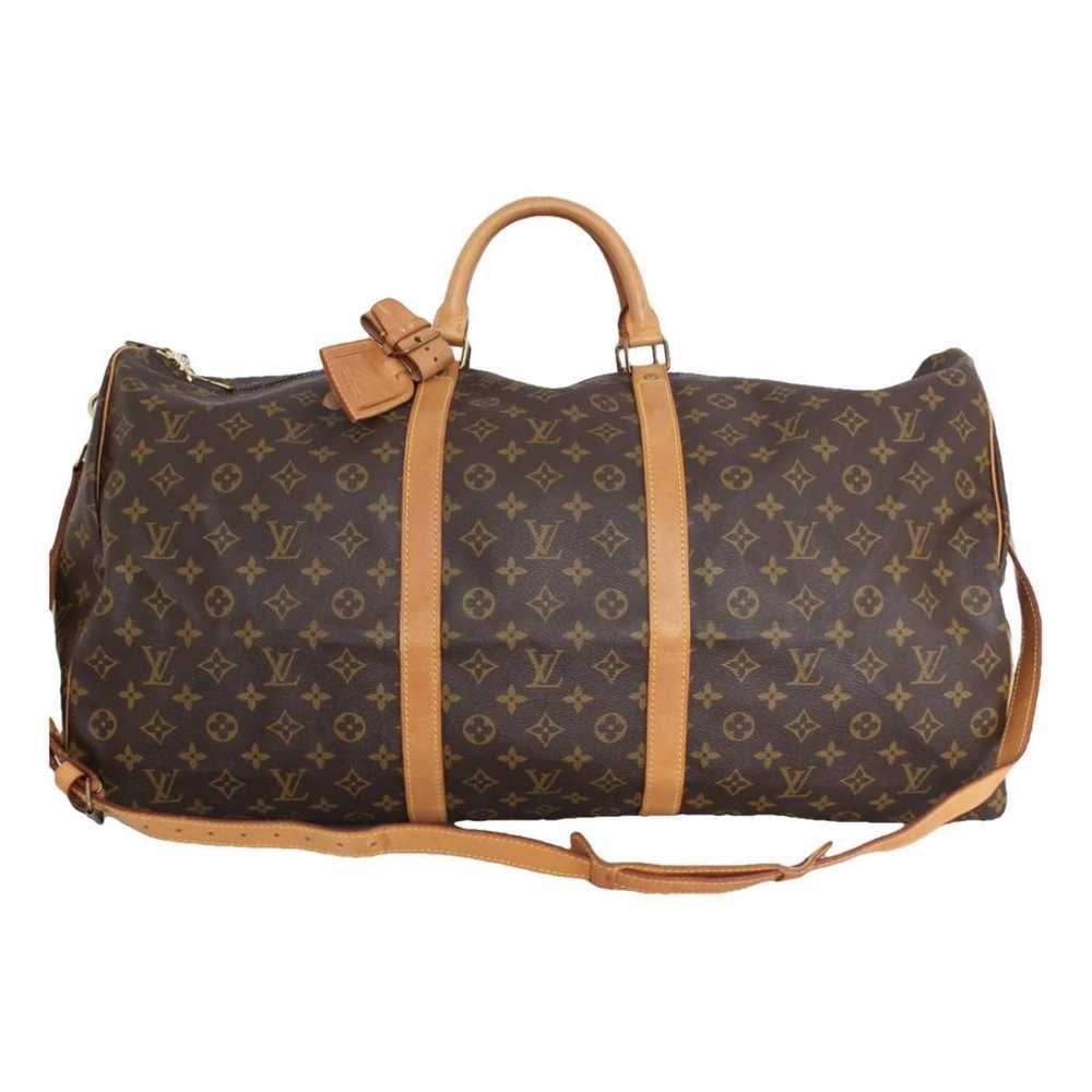 Louis Vuitton Keepall leather travel bag - image 1