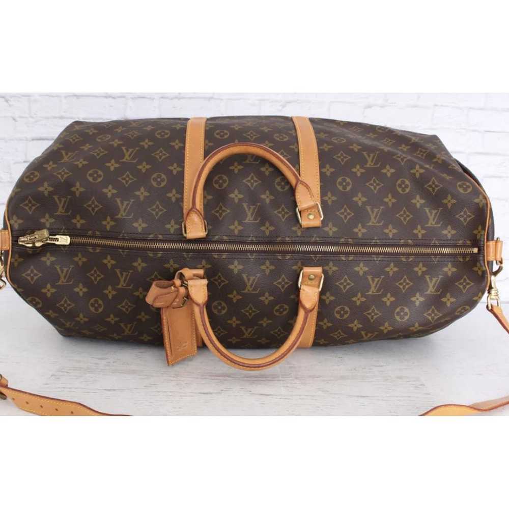 Louis Vuitton Keepall leather travel bag - image 5