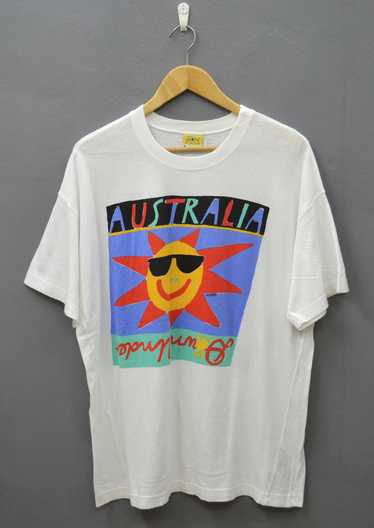 Art × Vintage 1989 Ken Done Smiley Sun White Tee M