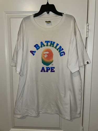 Bape Rainbow Logo Tee T-Shirt