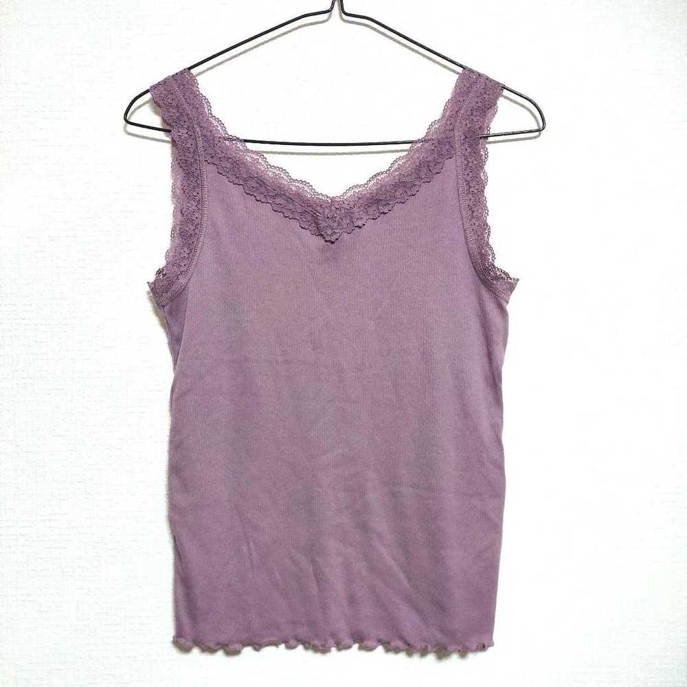 axes femme Tank Top Purple Lace M Tank Top - image 1