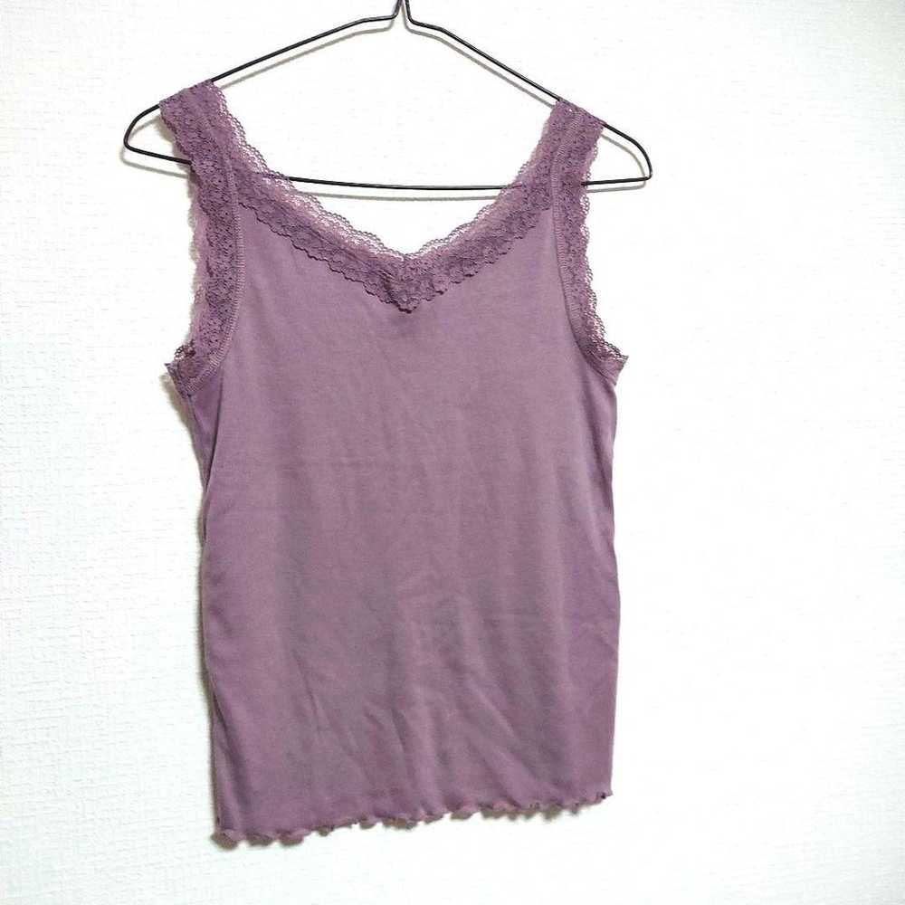 axes femme Tank Top Purple Lace M Tank Top - image 2