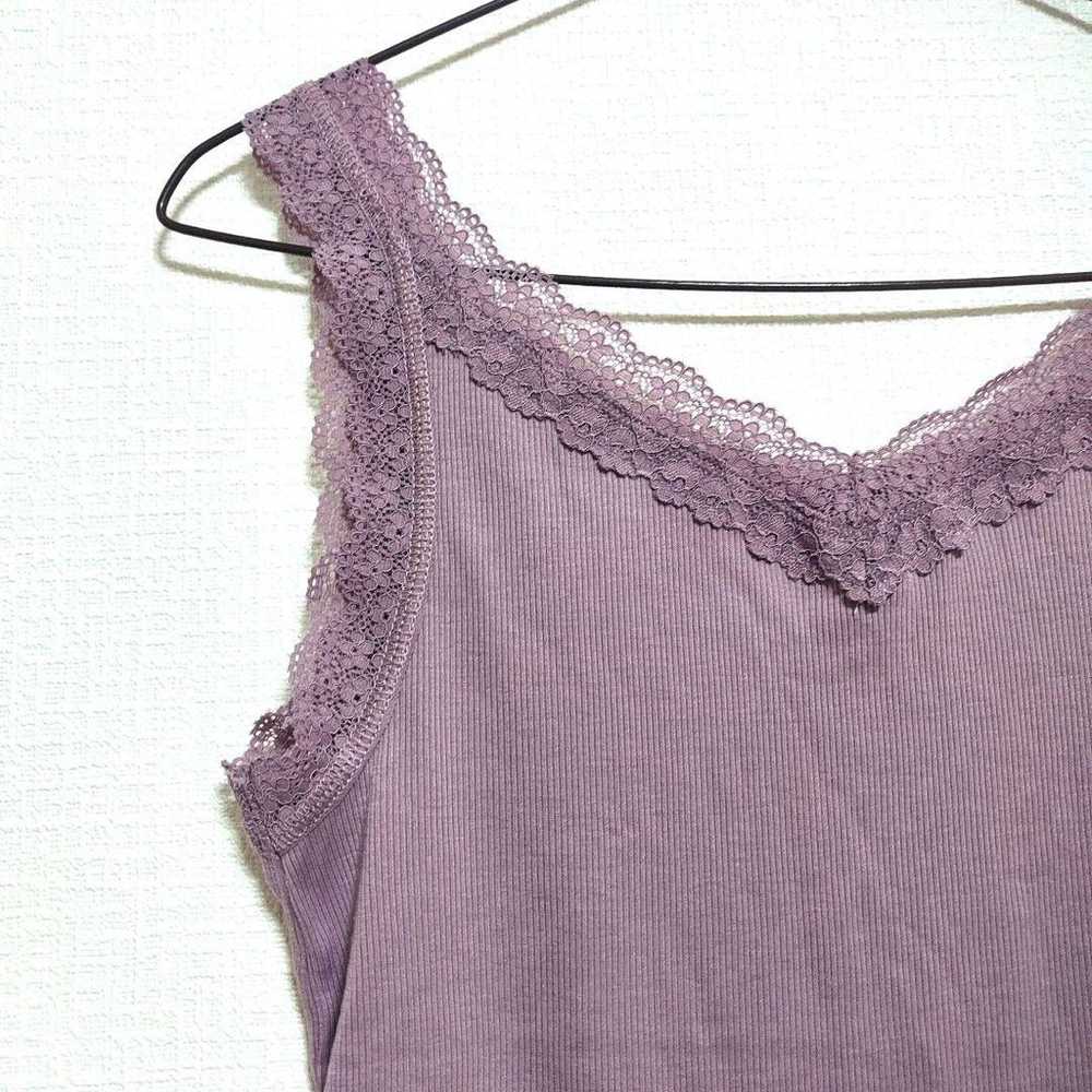 axes femme Tank Top Purple Lace M Tank Top - image 3