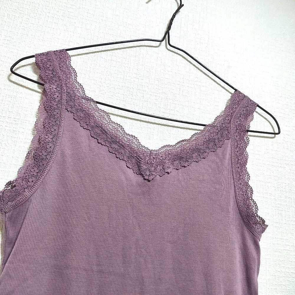 axes femme Tank Top Purple Lace M Tank Top - image 5