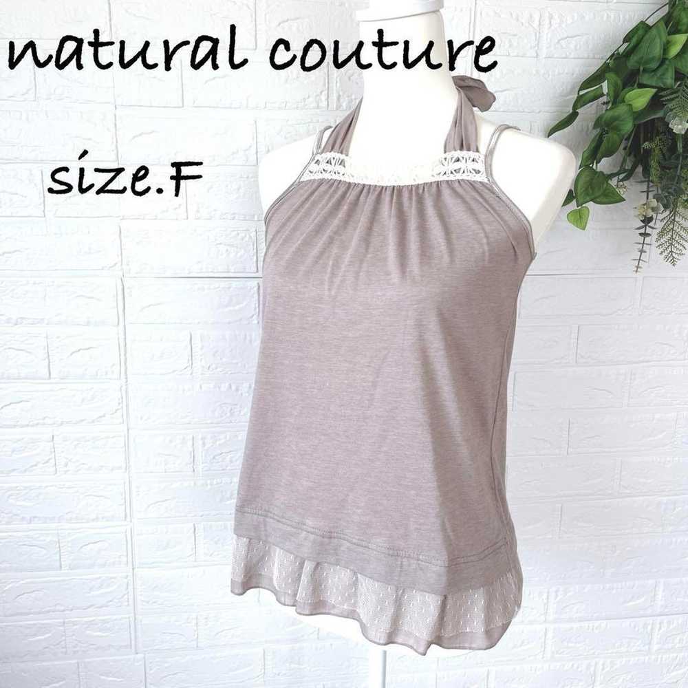 Natural couture, halter neck camisole, lace, fore… - image 1