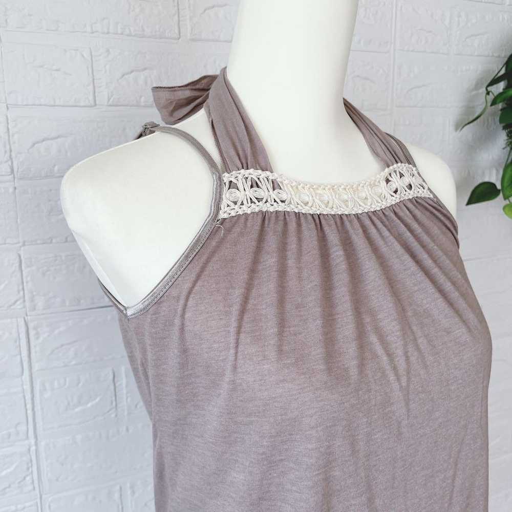 Natural couture, halter neck camisole, lace, fore… - image 3