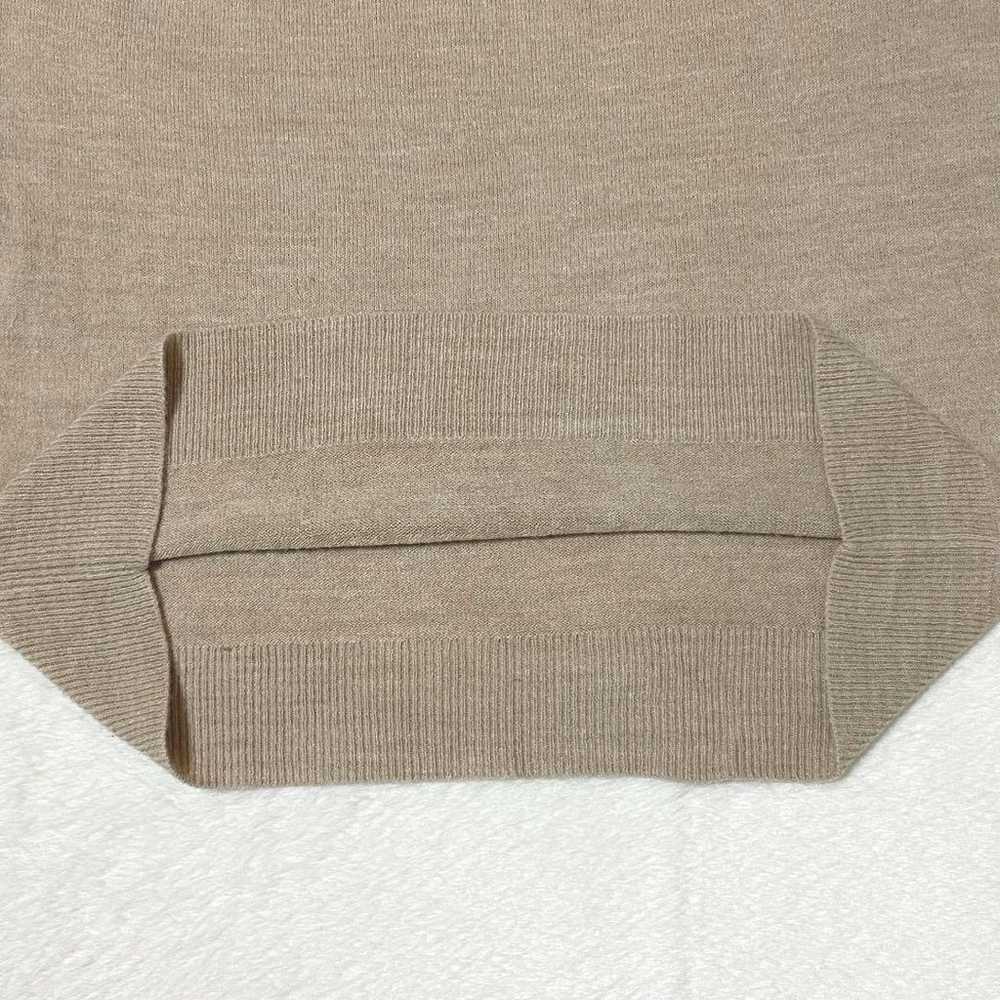 st640 GU/Thin Cut and Sewn Top/Beige/Plain/Simple - image 5