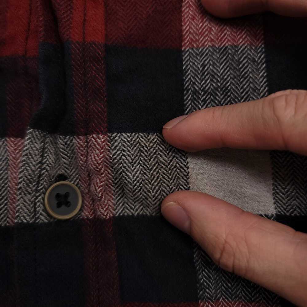 Jachs New York Jachs Gingham Flannel Shirt Mens S… - image 10