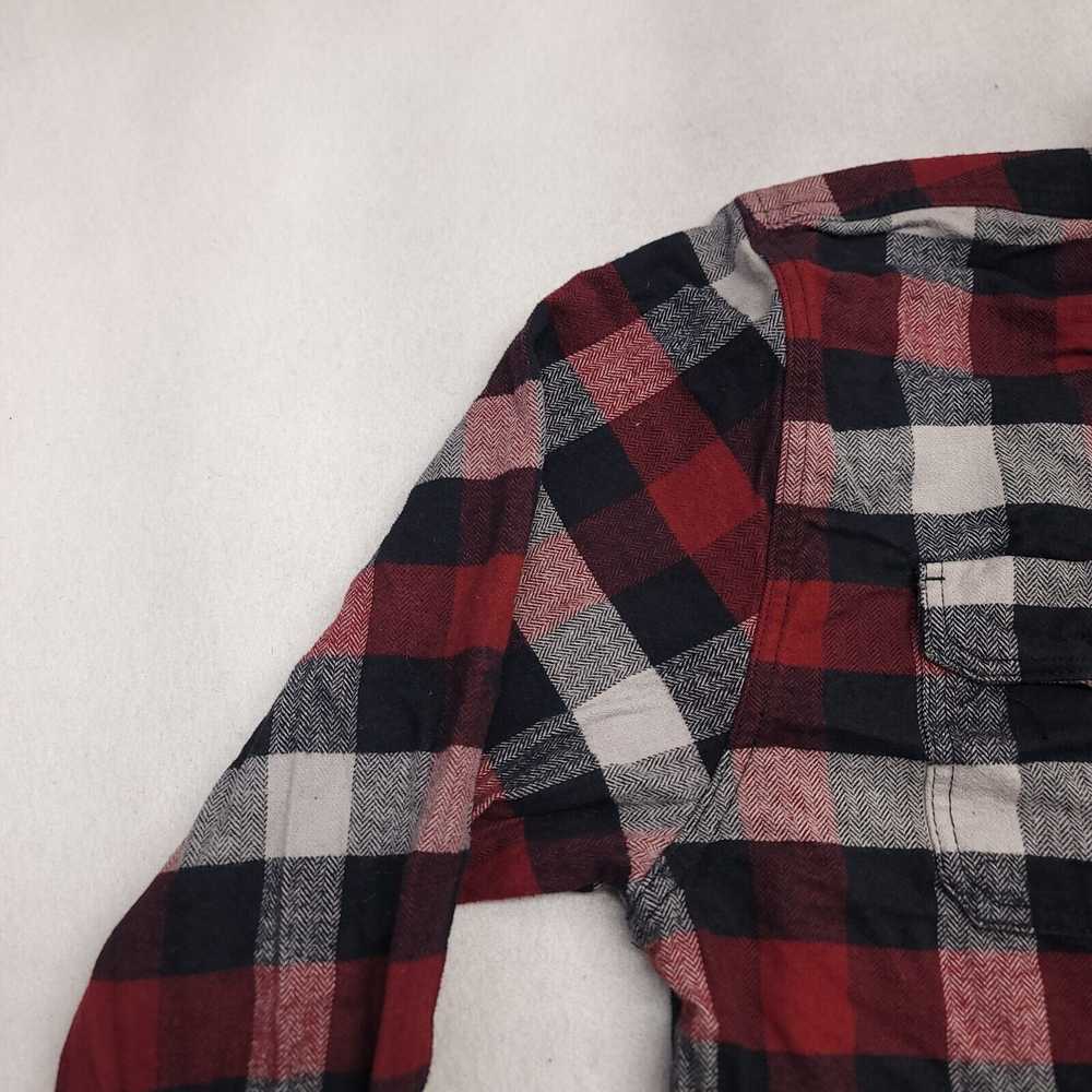 Jachs New York Jachs Gingham Flannel Shirt Mens S… - image 4