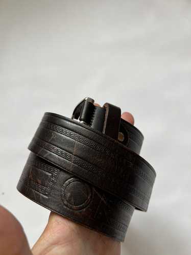 Vera Pelle × Vintage Vera Pelle Brown Leather Belt - image 1