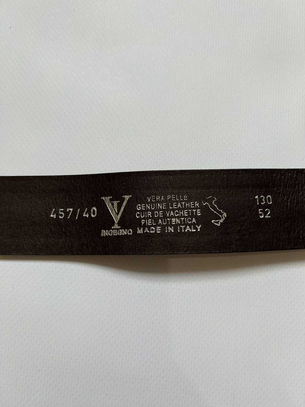 Vera Pelle × Vintage Vera Pelle Brown Leather Belt - image 3