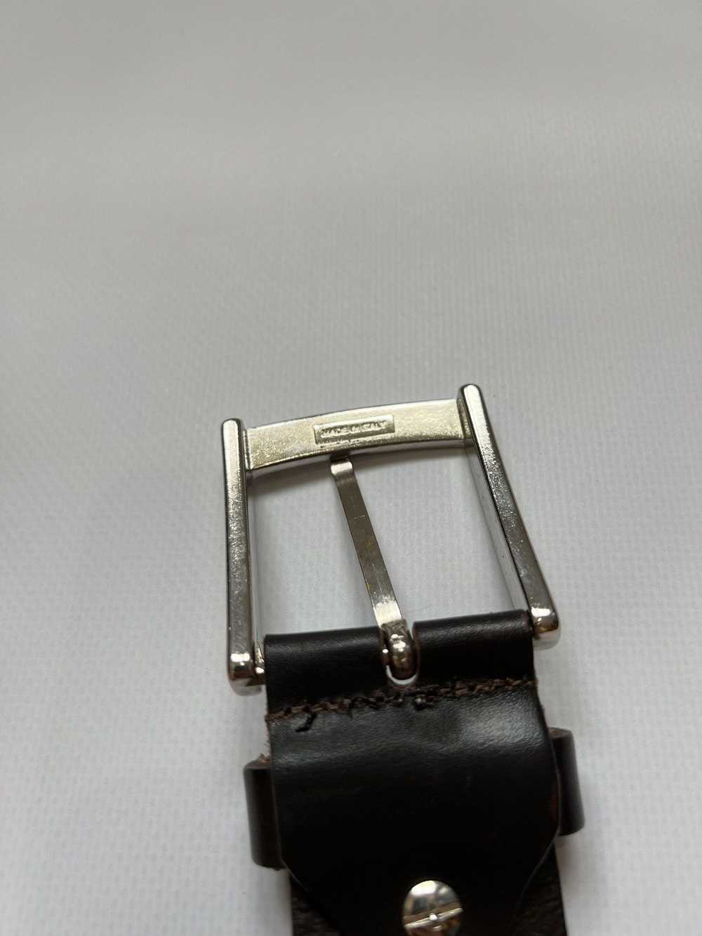 Vera Pelle × Vintage Vera Pelle Brown Leather Belt - image 4