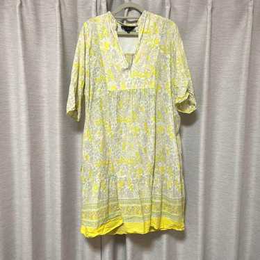 Vintage tunic one piece paisley resort ethnic - image 1