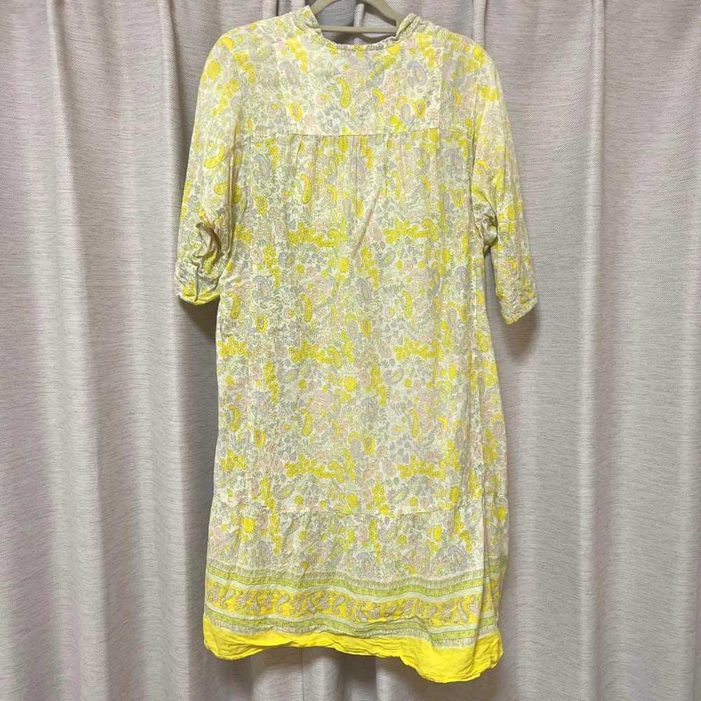 Vintage tunic one piece paisley resort ethnic - image 5