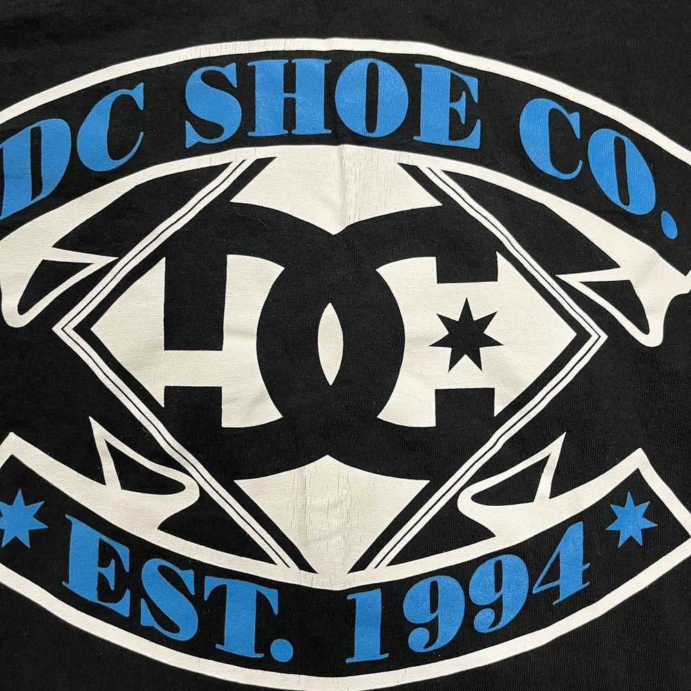 Dc DC Shoes Graphic Black / Blue T shirt - image 2