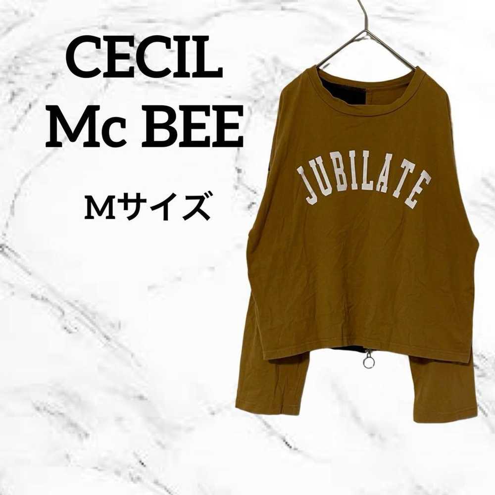 Cecil McBee T-shirt Long Sleeve English Print Hal… - image 1