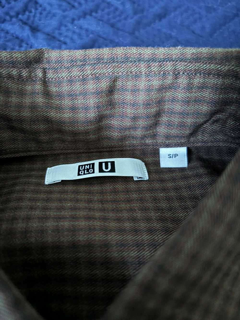 Flannel × Japanese Brand × Uniqlo Uniqlo Brown Pl… - image 2