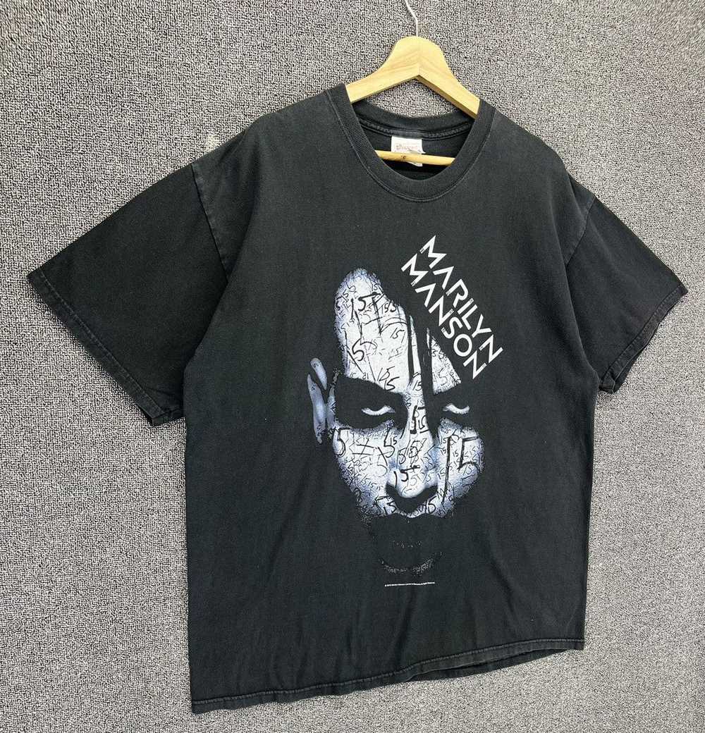 Band Tees × Marilyn Manson × Rock T Shirt Vintage… - image 2