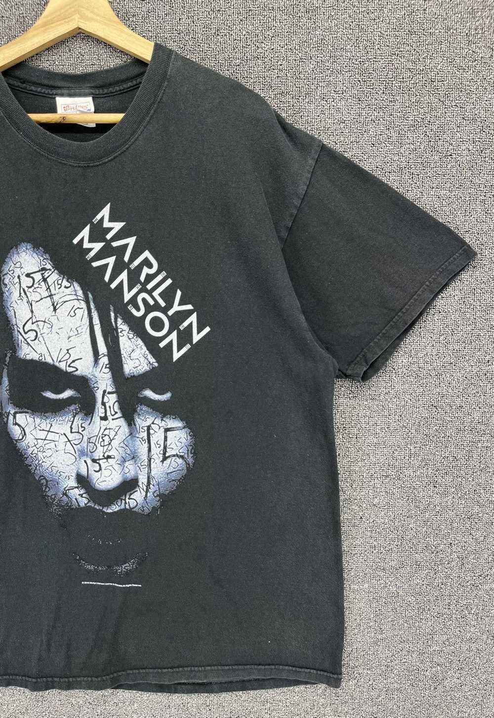 Band Tees × Marilyn Manson × Rock T Shirt Vintage… - image 4