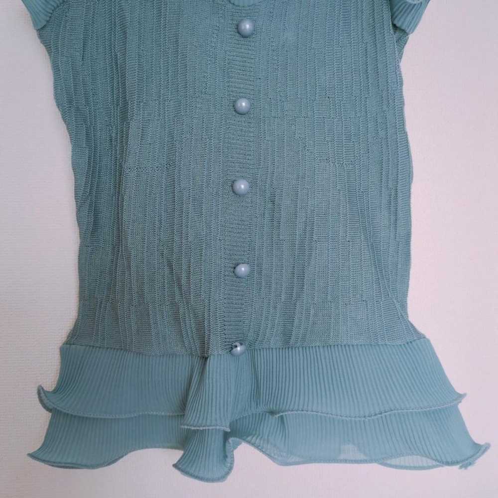 Grail Blouse Tank Top Excellent Condition M Frill… - image 6