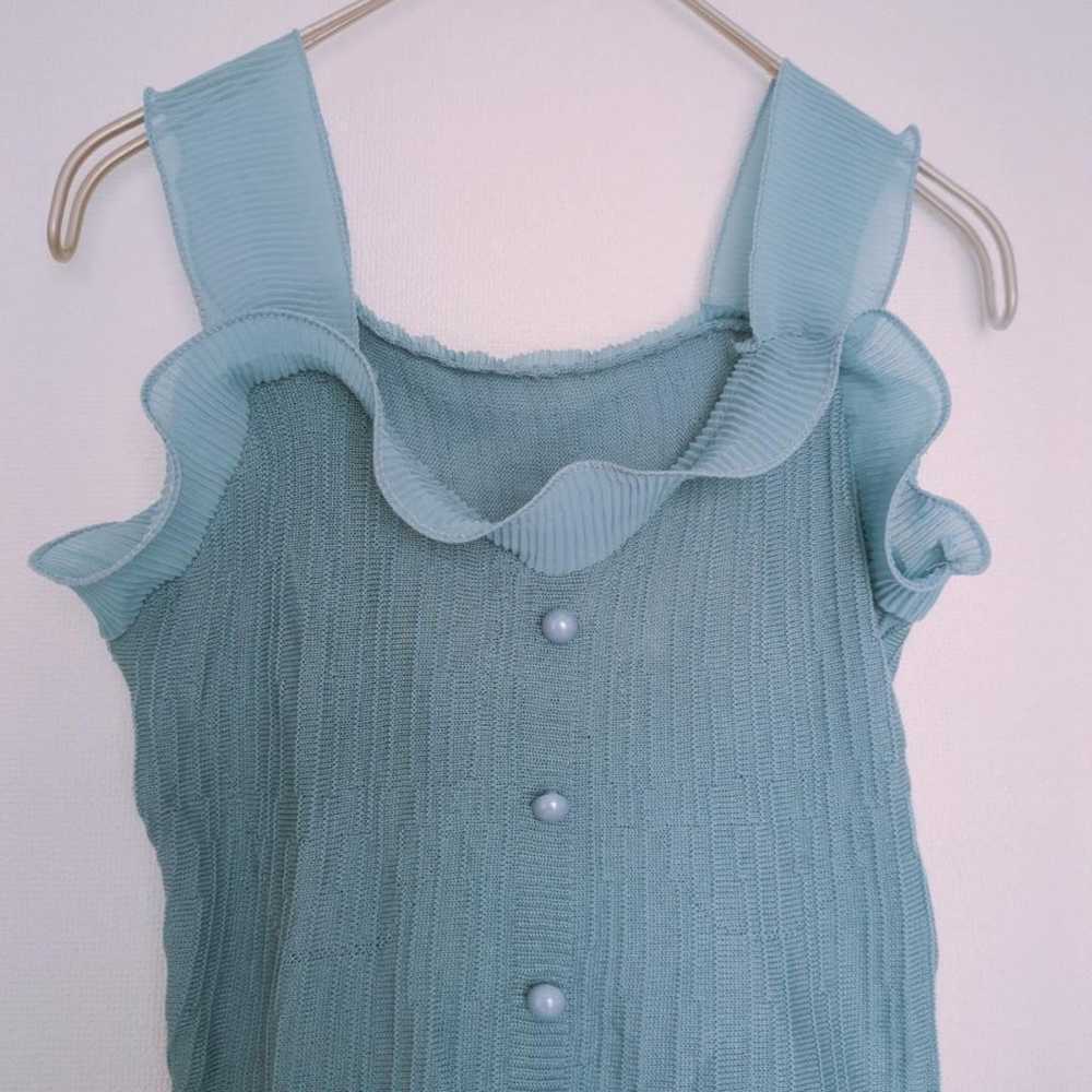 Grail Blouse Tank Top Excellent Condition M Frill… - image 8