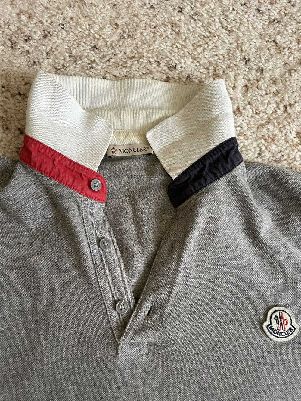 Moncler Long Sleeve Moncler Polo Shirt - image 3