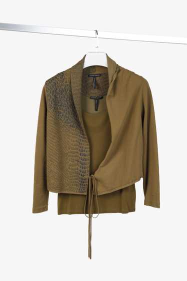 Sarah Pacini Sarah Pacini Olive Tank/Sweater Set