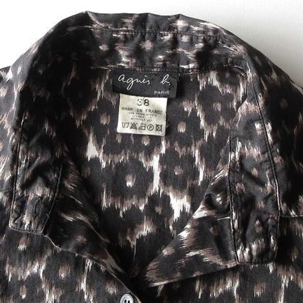 Rare vintage Agnes B. animal print shirt from Fra… - image 5