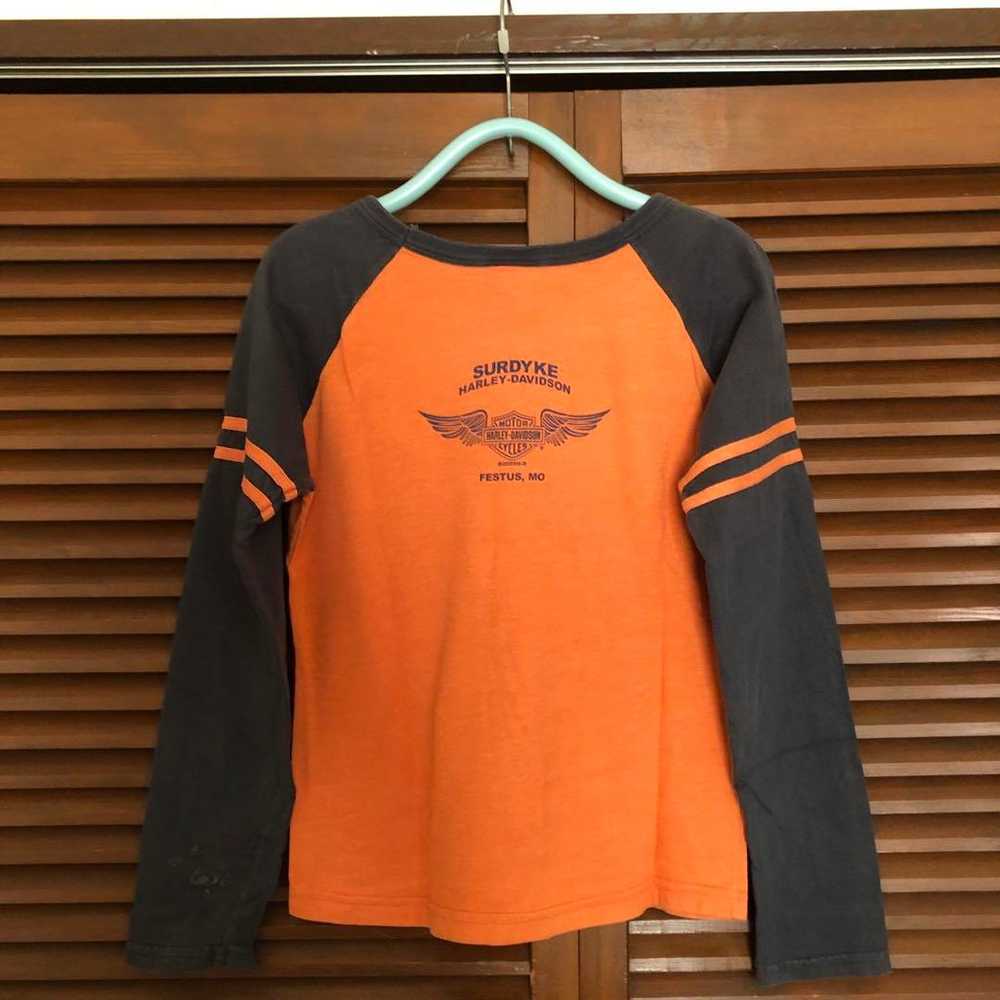 Harley Davidson Long T Cut T-shirt - image 5