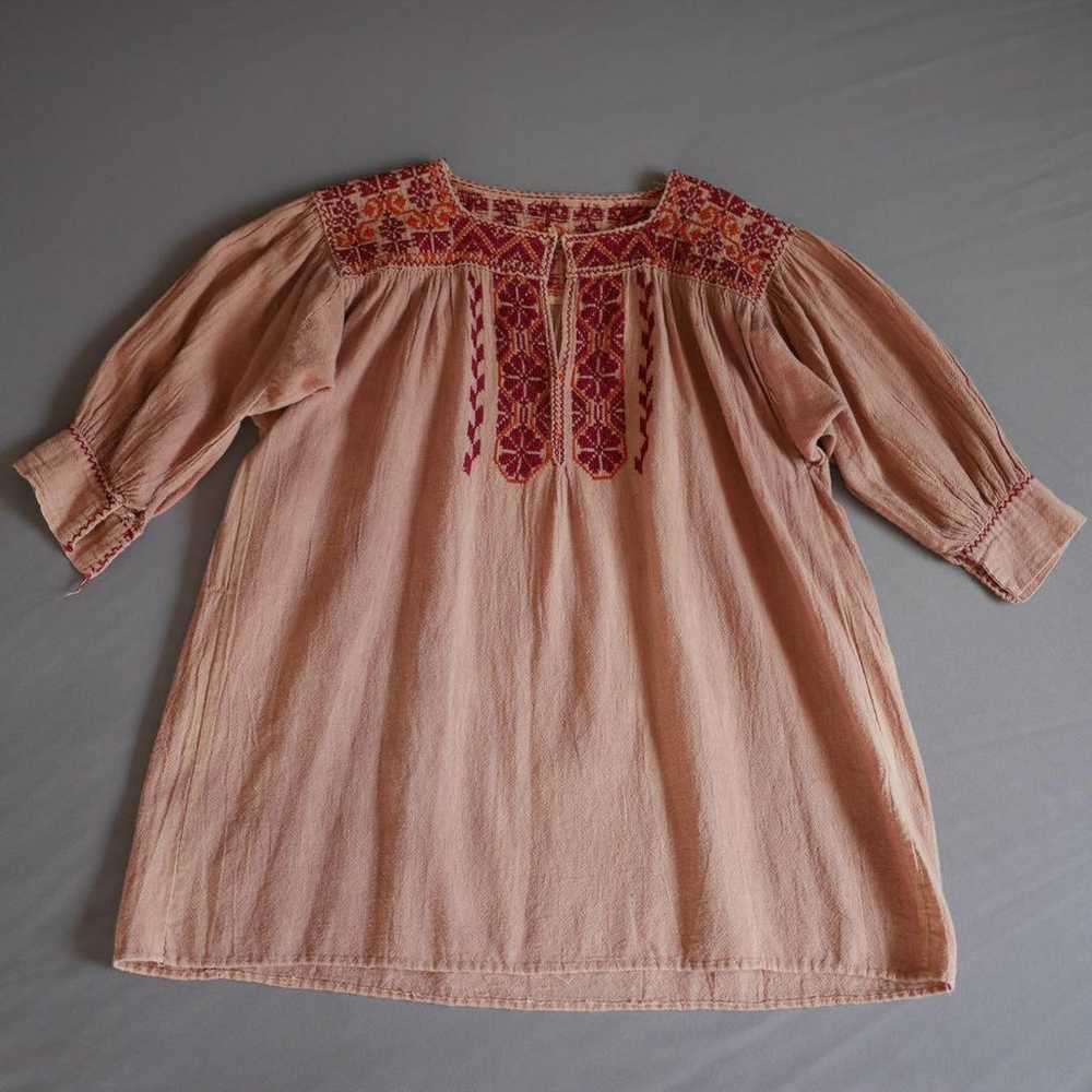 Mexican Cross-Stitch Embroidered Tunic - image 5