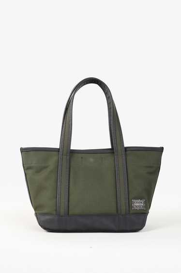 Porter Yoshida & Co Porter Girl Green Canvas Boyfr