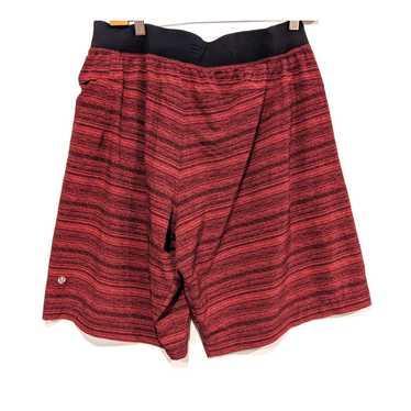 Lululemon Lululemon Pace Breaker Short Red Black … - image 1