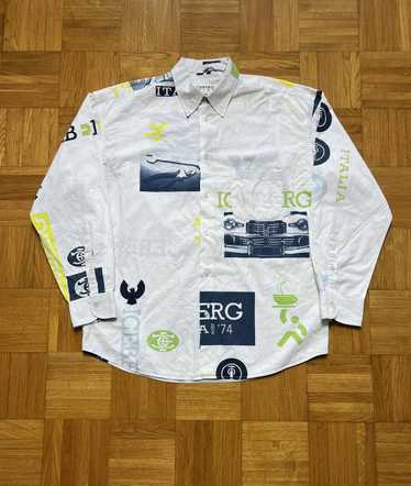 Iceberg Shirt Iceberg multi logo rare italy - image 1