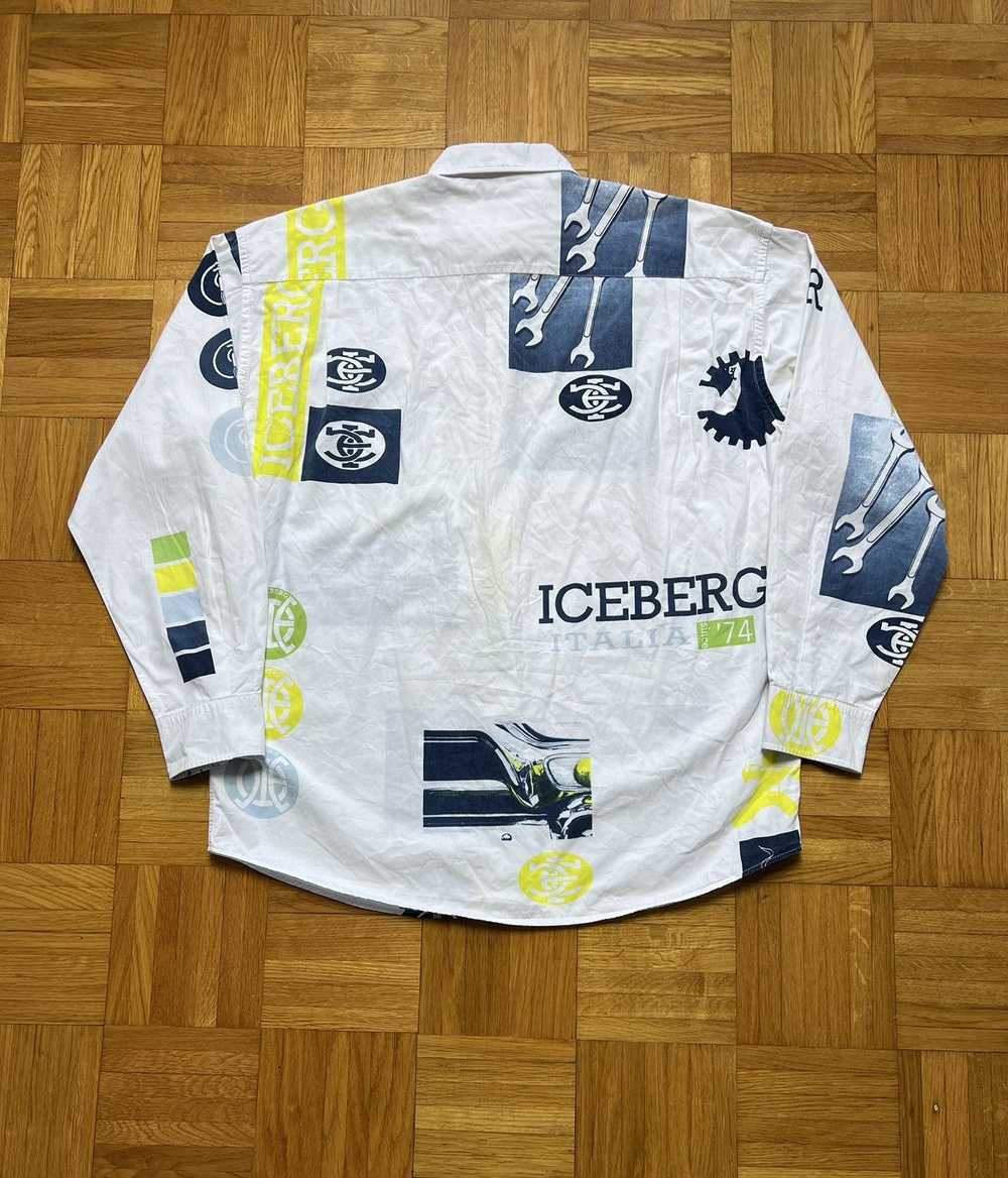 Iceberg Shirt Iceberg multi logo rare italy - image 2