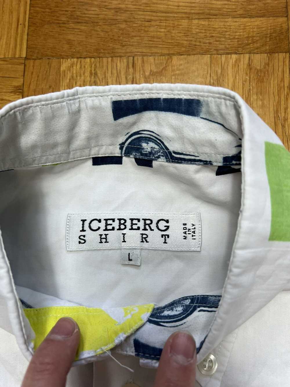 Iceberg Shirt Iceberg multi logo rare italy - image 5