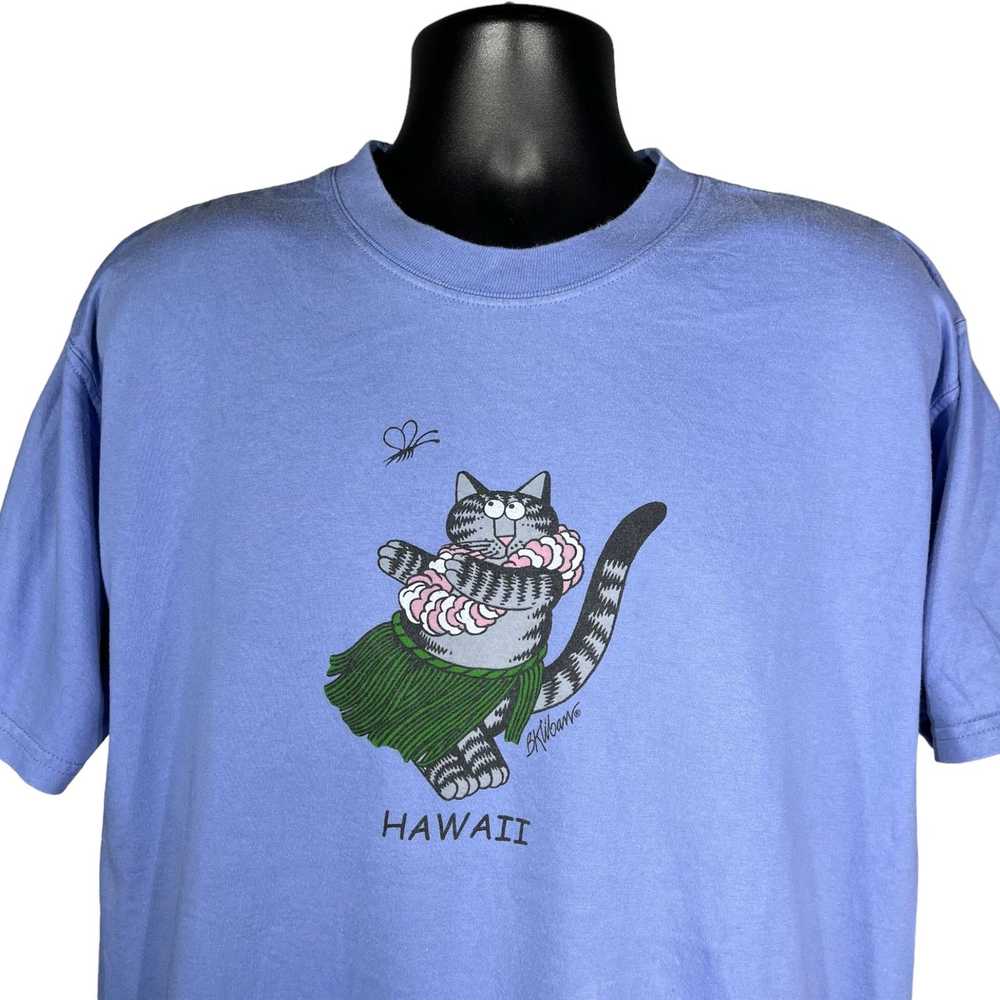 Anvil Vintage Hawaiian Cat Tee - image 2