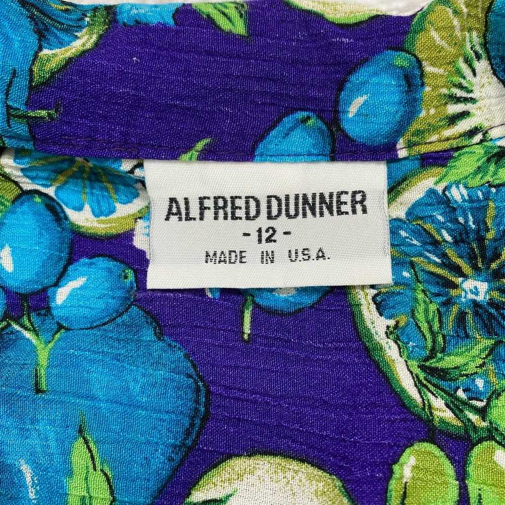 ALFRED DUNNER Vintage Fruit Purple Green Button U… - image 6