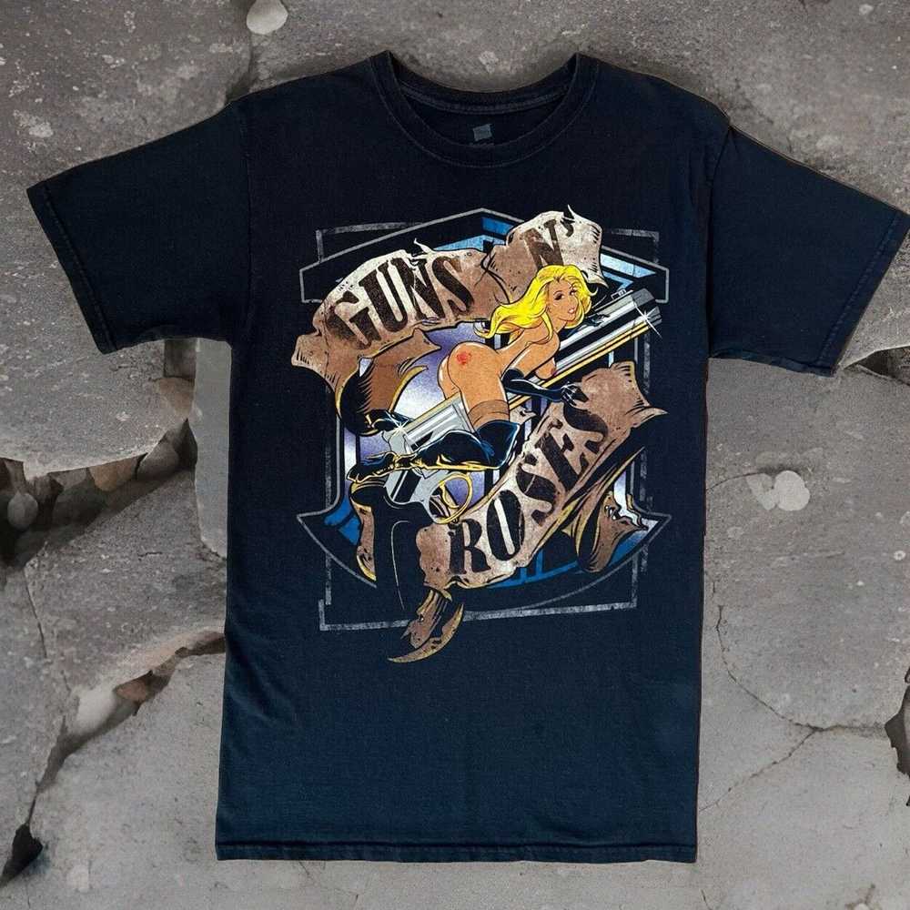 Band Tees × Streetwear Guns N Roses Tour Shirt Sm… - image 1