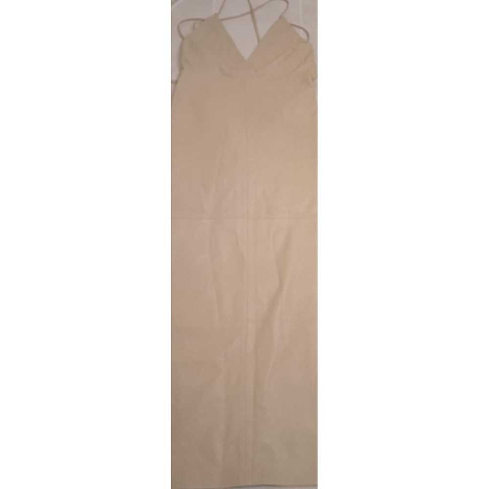 Iro Leather mid-length dress - image 2