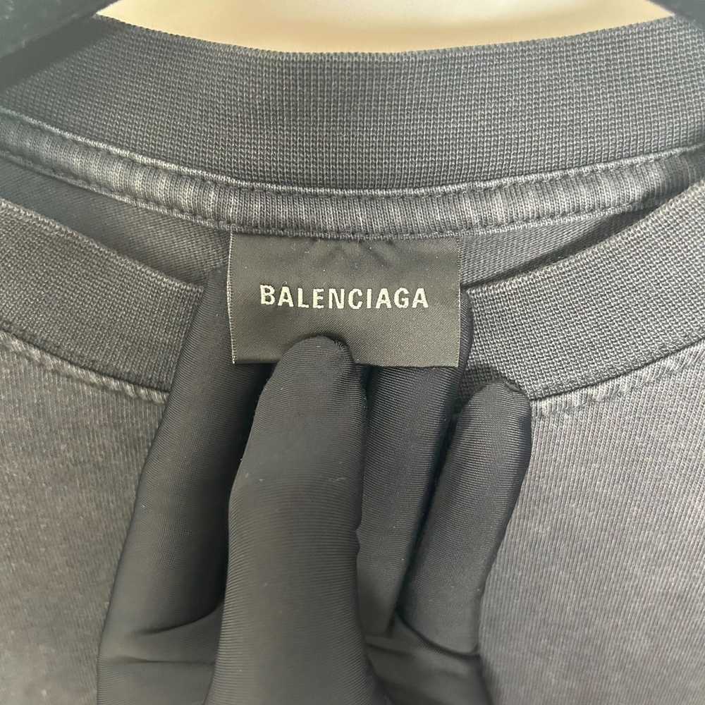 Balenciaga Balenciaga FW22 Short Sleeve Black pri… - image 3