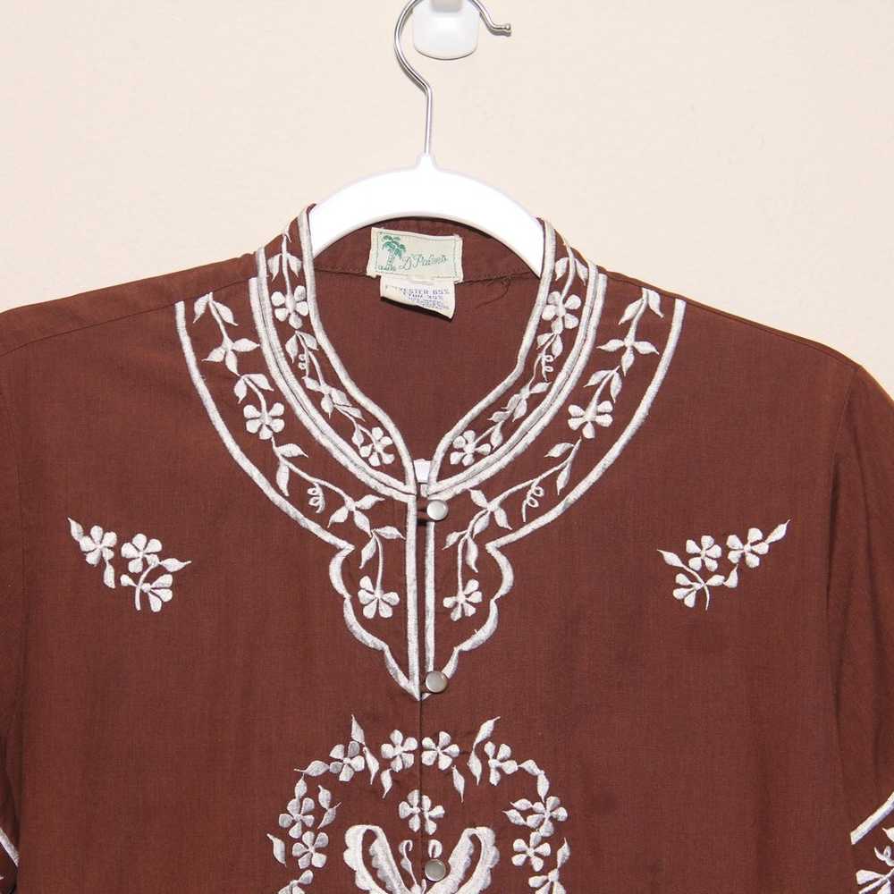 Vintage D'Palms Embroidered Ethnic Style Tunic To… - image 2