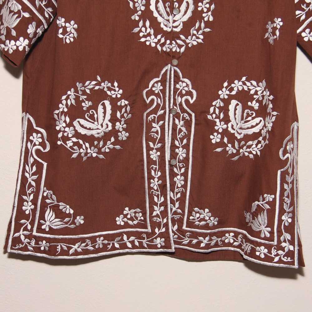 Vintage D'Palms Embroidered Ethnic Style Tunic To… - image 3