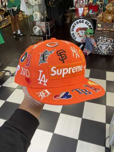 MLB × Streetwear × Supreme Supreme mlb orange hat 