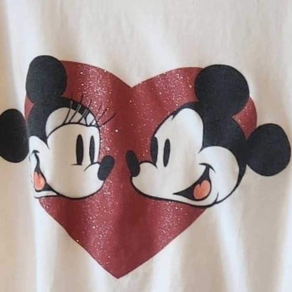 Vintage Disney Store Mickey and Minnie Shirt 2XL … - image 4