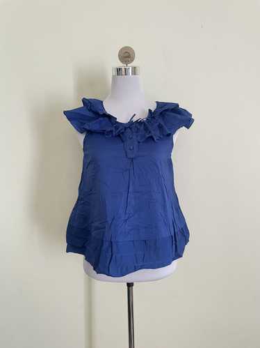 Designer × See by Chloe See by Chloe Blue Ruffle … - image 1