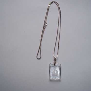 Vintage Swarovski Reverse Carved Intaglio Crystal… - image 1