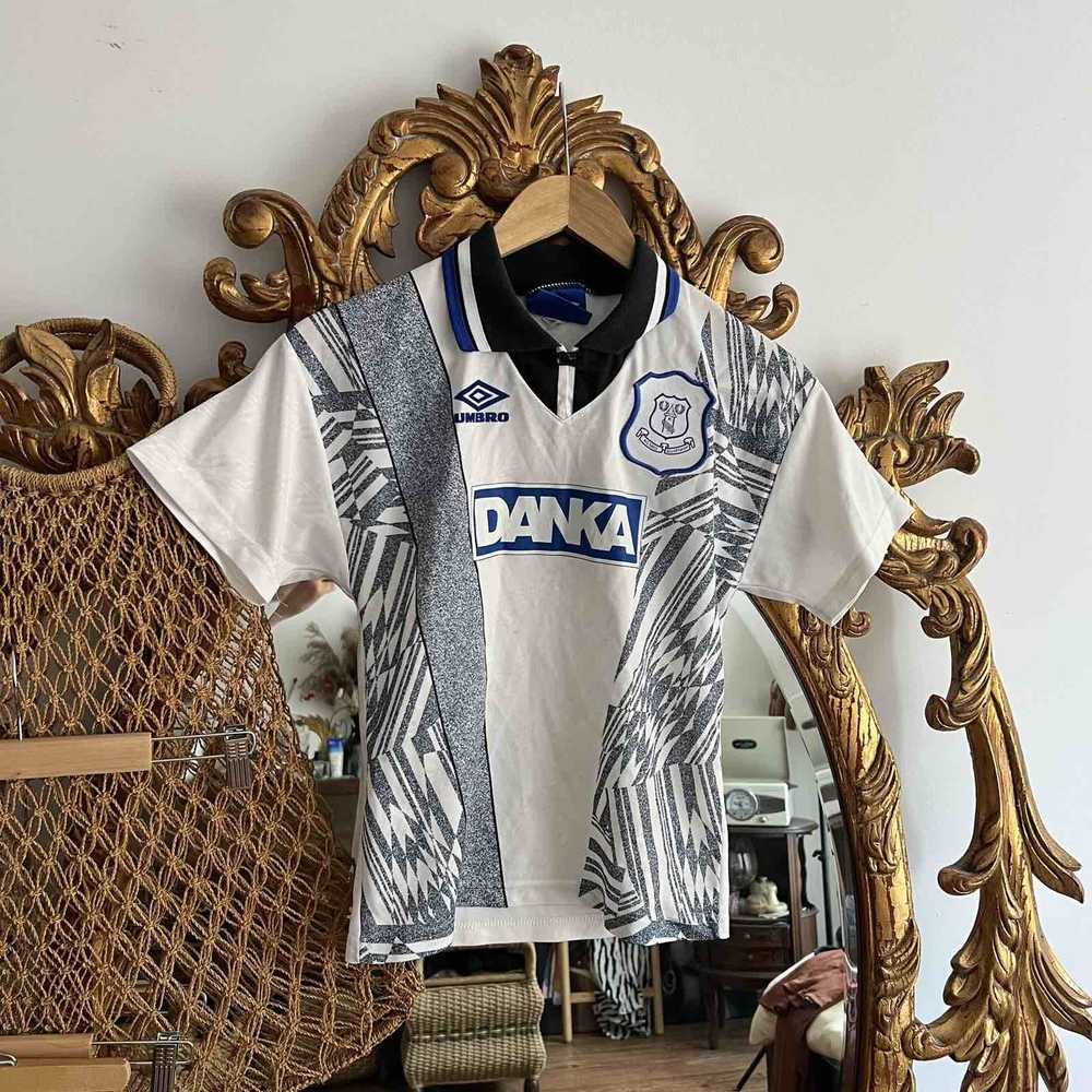 Soccer Jersey × Umbro × Vintage Umbro Everton NEC… - image 1