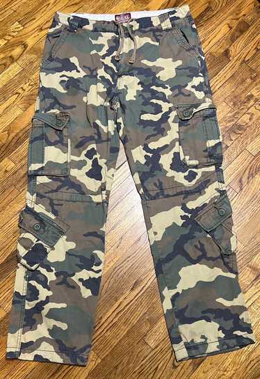 Camo × Streetwear Matchstick Camo Cargo Pants Size