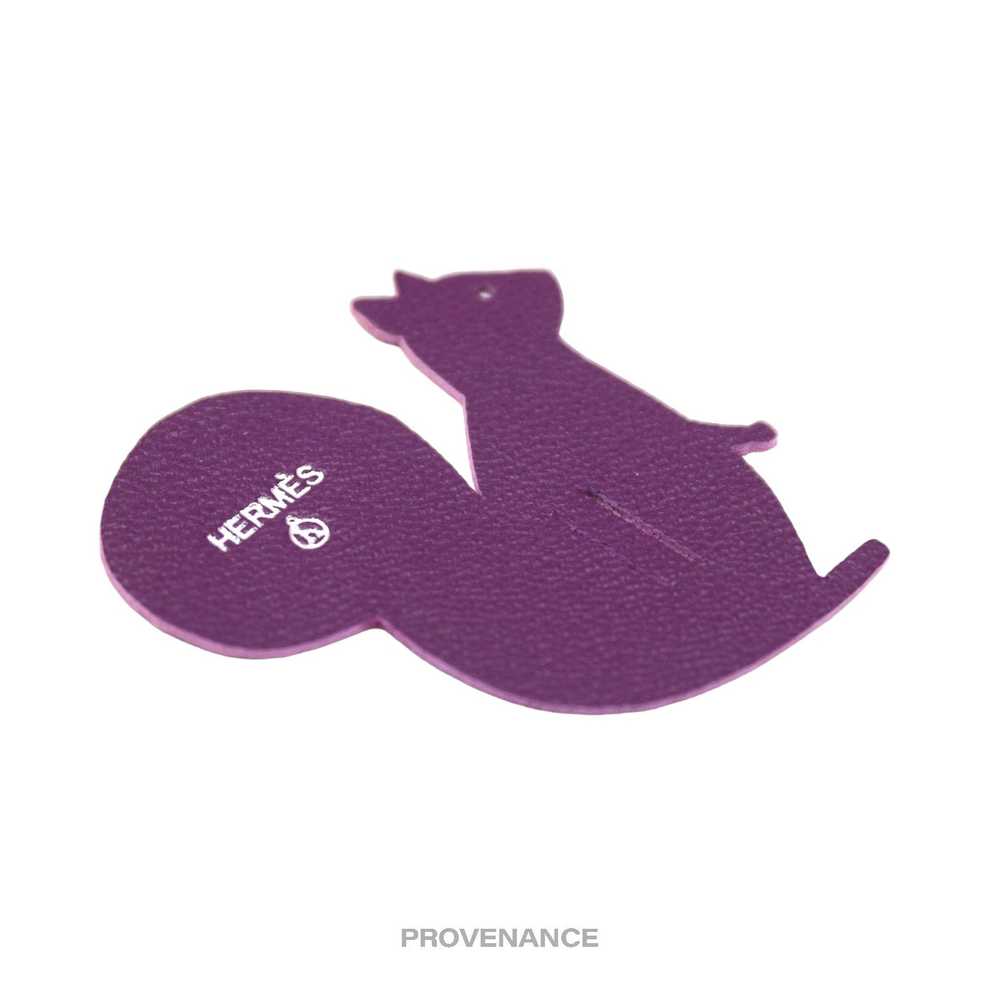 Hermes 🔴 Hermes Petit h Squirrel Charm - Purple … - image 4