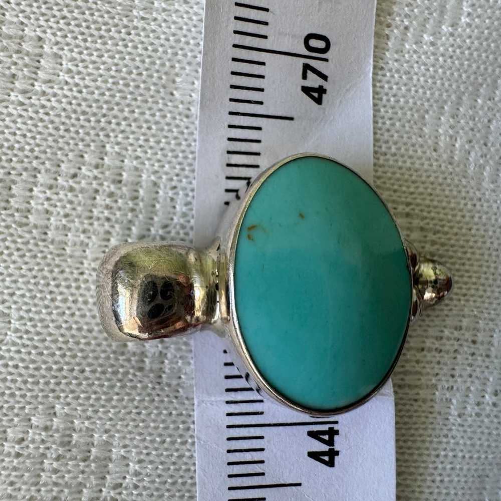 Sterling turquoise pendent - image 6